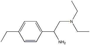 [2-amino-2-(4-ethylphenyl)ethyl]diethylamine Struktur