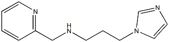 [3-(1H-imidazol-1-yl)propyl](pyridin-2-ylmethyl)amine Struktur