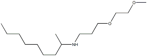 [3-(2-methoxyethoxy)propyl](nonan-2-yl)amine Struktur