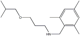 [3-(2-methylpropoxy)propyl][(2,4,6-trimethylphenyl)methyl]amine Struktur