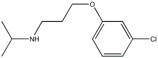 [3-(3-chlorophenoxy)propyl](propan-2-yl)amine Struktur