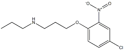 [3-(4-chloro-2-nitrophenoxy)propyl](propyl)amine Struktur