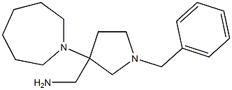 [3-(azepan-1-yl)-1-benzylpyrrolidin-3-yl]methanamine Struktur