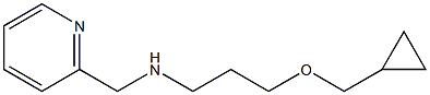 [3-(cyclopropylmethoxy)propyl](pyridin-2-ylmethyl)amine Struktur