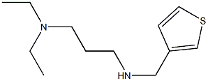 [3-(diethylamino)propyl](thiophen-3-ylmethyl)amine Struktur