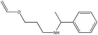 [3-(ethenyloxy)propyl](1-phenylethyl)amine Struktur