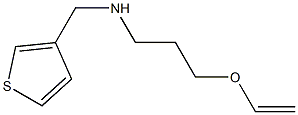 [3-(ethenyloxy)propyl](thiophen-3-ylmethyl)amine Struktur