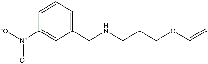 [3-(ethenyloxy)propyl][(3-nitrophenyl)methyl]amine Struktur