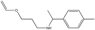 [3-(ethenyloxy)propyl][1-(4-methylphenyl)ethyl]amine Struktur