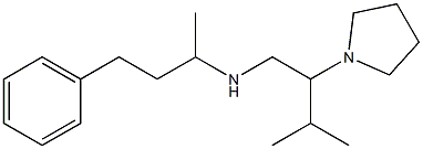 [3-methyl-2-(pyrrolidin-1-yl)butyl](4-phenylbutan-2-yl)amine Struktur