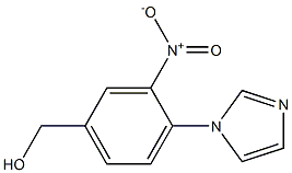 [4-(1H-imidazol-1-yl)-3-nitrophenyl]methanol Struktur