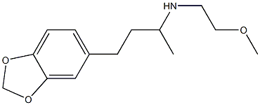 [4-(2H-1,3-benzodioxol-5-yl)butan-2-yl](2-methoxyethyl)amine Struktur