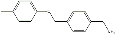 [4-(4-methylphenoxymethyl)phenyl]methanamine Struktur