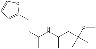 [4-(furan-2-yl)butan-2-yl](4-methoxy-4-methylpentan-2-yl)amine Struktur