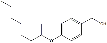 [4-(octan-2-yloxy)phenyl]methanol Struktur