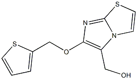 [6-(thien-2-ylmethoxy)imidazo[2,1-b][1,3]thiazol-5-yl]methanol Struktur