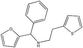 [furan-2-yl(phenyl)methyl][2-(thiophen-2-yl)ethyl]amine Struktur