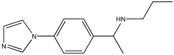 {1-[4-(1H-imidazol-1-yl)phenyl]ethyl}(propyl)amine Struktur