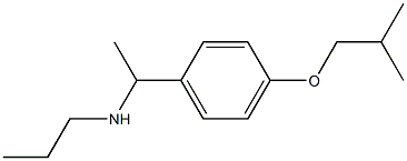 {1-[4-(2-methylpropoxy)phenyl]ethyl}(propyl)amine Struktur