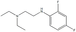 {2-[(2,4-difluorophenyl)amino]ethyl}diethylamine Struktur