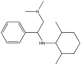 {2-[(2,6-dimethylcyclohexyl)amino]-2-phenylethyl}dimethylamine Struktur