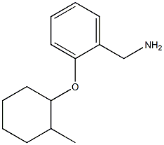 {2-[(2-methylcyclohexyl)oxy]phenyl}methanamine Struktur