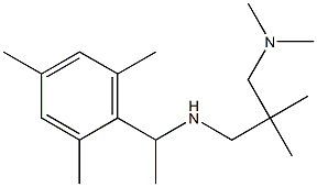 {2-[(dimethylamino)methyl]-2-methylpropyl}[1-(2,4,6-trimethylphenyl)ethyl]amine Struktur