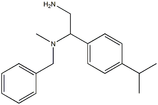 {2-amino-1-[4-(propan-2-yl)phenyl]ethyl}(benzyl)methylamine Struktur