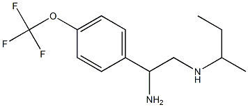 {2-amino-2-[4-(trifluoromethoxy)phenyl]ethyl}(methyl)propan-2-ylamine Struktur