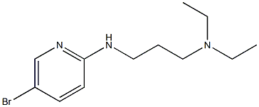 {3-[(5-bromopyridin-2-yl)amino]propyl}diethylamine Struktur