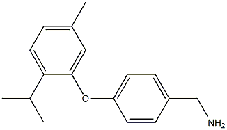 {4-[5-methyl-2-(propan-2-yl)phenoxy]phenyl}methanamine Structure