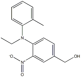 {4-[ethyl(2-methylphenyl)amino]-3-nitrophenyl}methanol Struktur