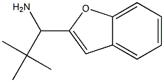 1-(1-benzofuran-2-yl)-2,2-dimethylpropan-1-amine Struktur