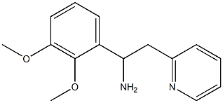 1-(2,3-dimethoxyphenyl)-2-(pyridin-2-yl)ethan-1-amine Struktur