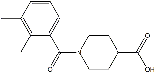 1-(2,3-dimethylbenzoyl)piperidine-4-carboxylic acid Struktur