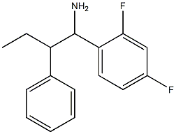 1-(2,4-difluorophenyl)-2-phenylbutan-1-amine Struktur