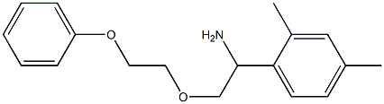 1-(2,4-dimethylphenyl)-2-(2-phenoxyethoxy)ethan-1-amine Struktur