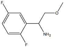 1-(2,5-difluorophenyl)-2-methoxyethanamine Struktur