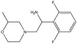 1-(2,6-difluorophenyl)-2-(2-methylmorpholin-4-yl)ethanamine Struktur