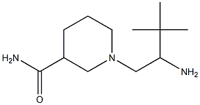 1-(2-amino-3,3-dimethylbutyl)piperidine-3-carboxamide Struktur