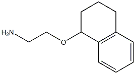 1-(2-aminoethoxy)-1,2,3,4-tetrahydronaphthalene Struktur