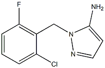 1-(2-chloro-6-fluorobenzyl)-1H-pyrazol-5-amine Struktur