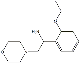 1-(2-ethoxyphenyl)-2-morpholin-4-ylethanamine Struktur