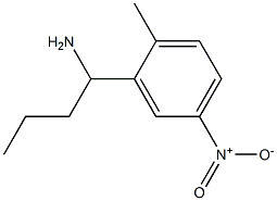 1-(2-methyl-5-nitrophenyl)butan-1-amine Struktur