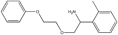 1-(2-methylphenyl)-2-(2-phenoxyethoxy)ethan-1-amine Struktur