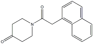 1-(2-naphthylacetyl)piperidin-4-one Struktur