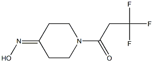 1-(3,3,3-trifluoropropanoyl)piperidin-4-one oxime Struktur