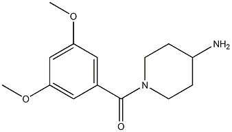 1-(3,5-dimethoxybenzoyl)piperidin-4-amine Struktur