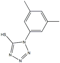 1-(3,5-dimethylphenyl)-1H-1,2,3,4-tetrazole-5-thiol Struktur