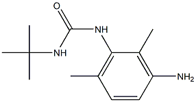 1-(3-amino-2,6-dimethylphenyl)-3-tert-butylurea Struktur